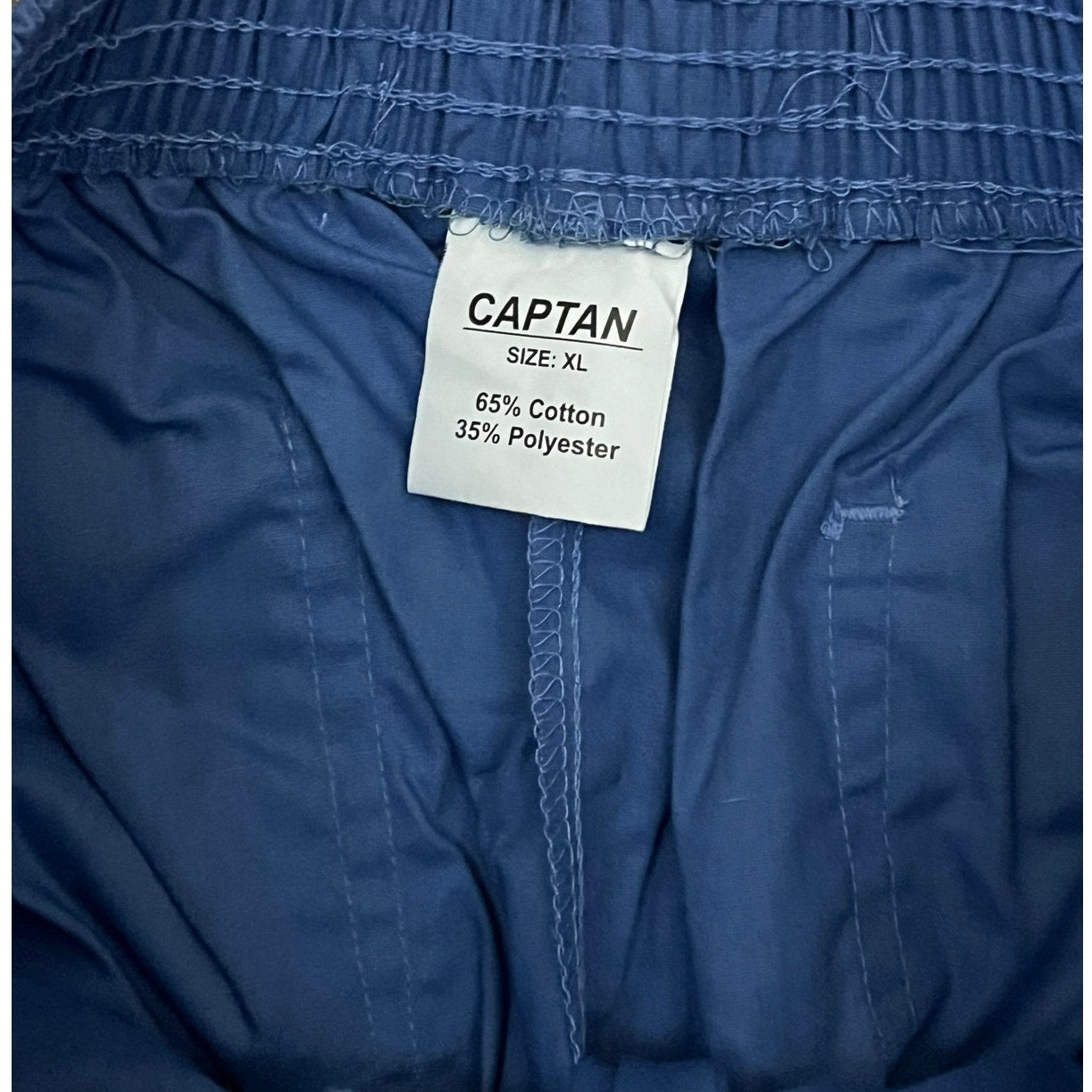 Captan unisex Blue Scrubs Pants Size XL