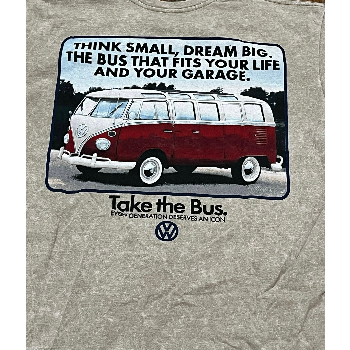 Men’s Volkswagen Grey T-Shirt Size Large