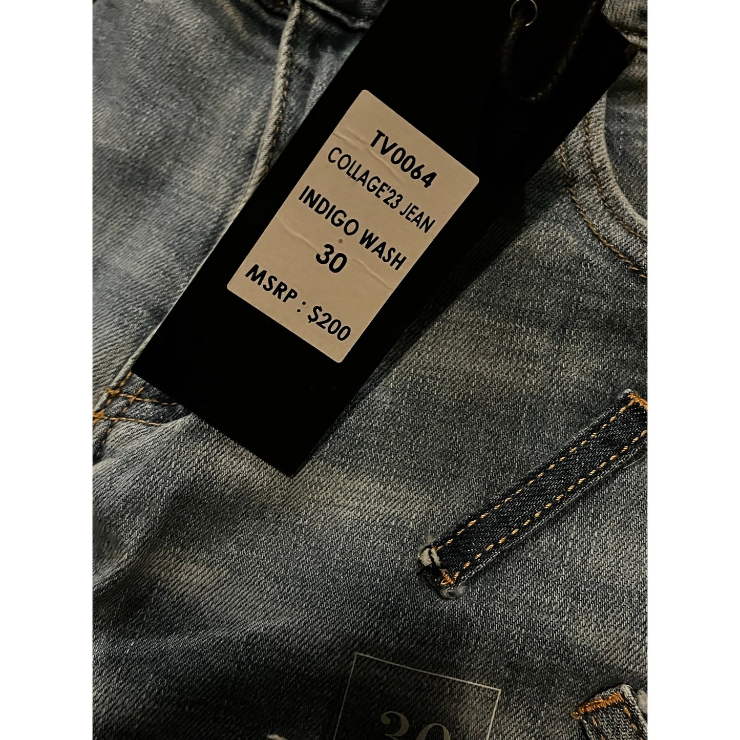 Si Tu Veux Collage ‘23 Jean Indigo Wash Size 30