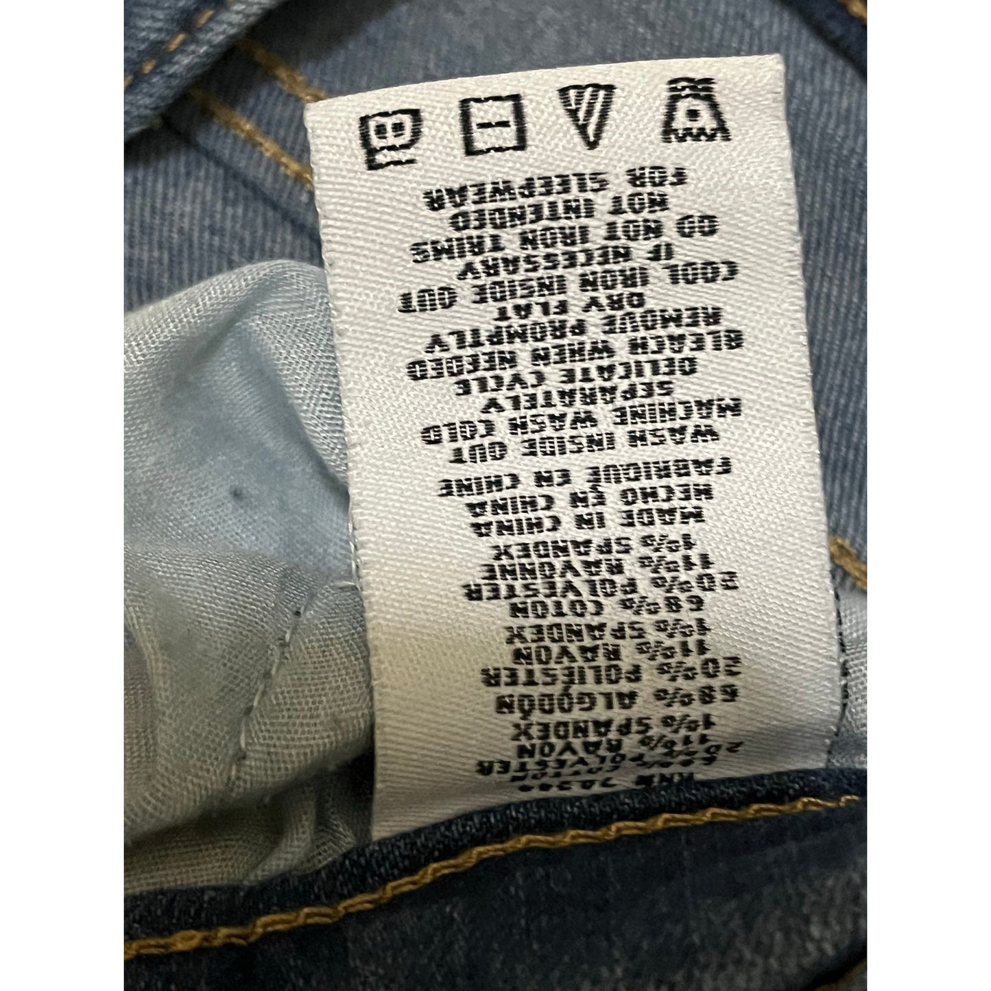 DKNY Girls Blue Jean’s Size 7 In Good Condition