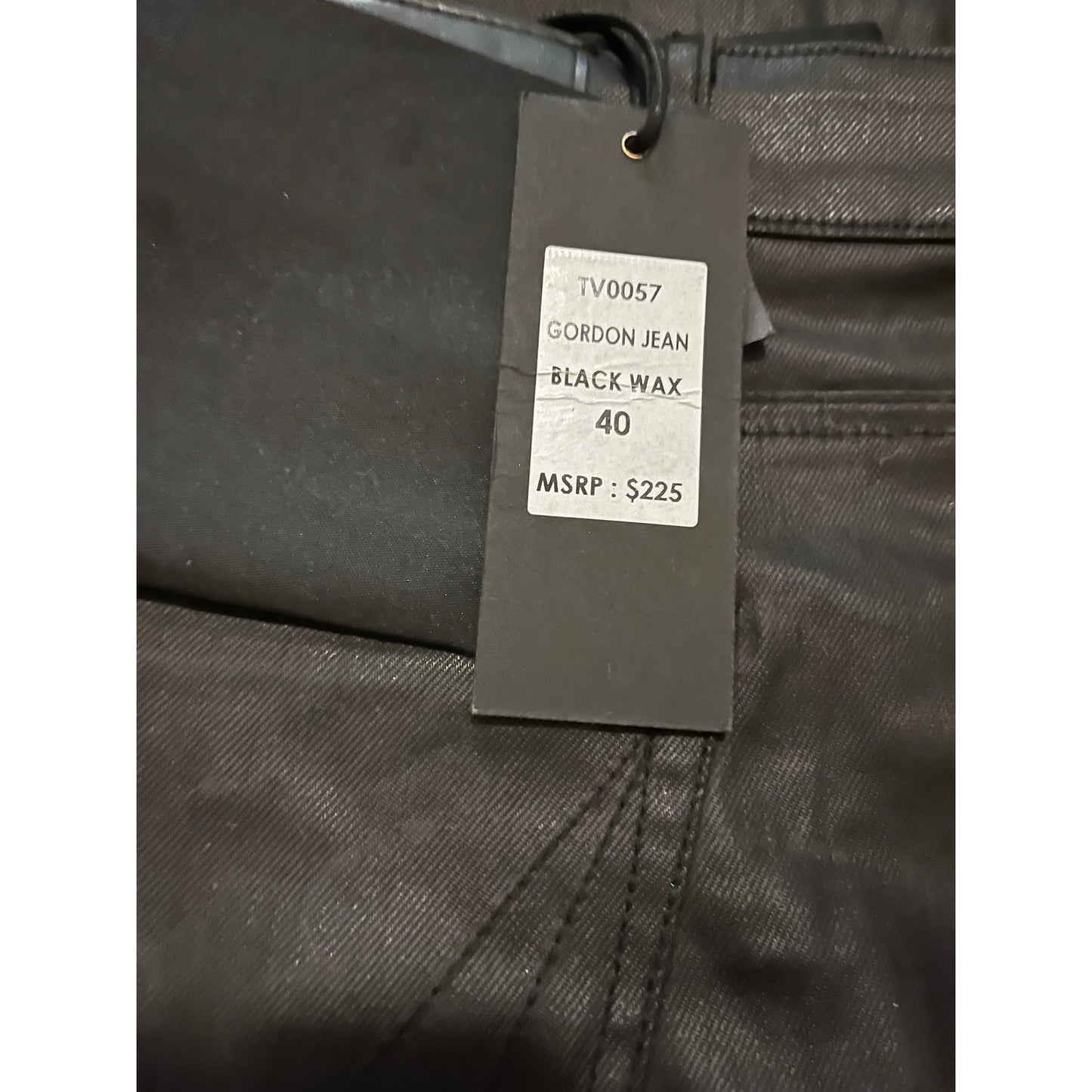 Si Tu Veux Gordon Jean Black Wax Size 40