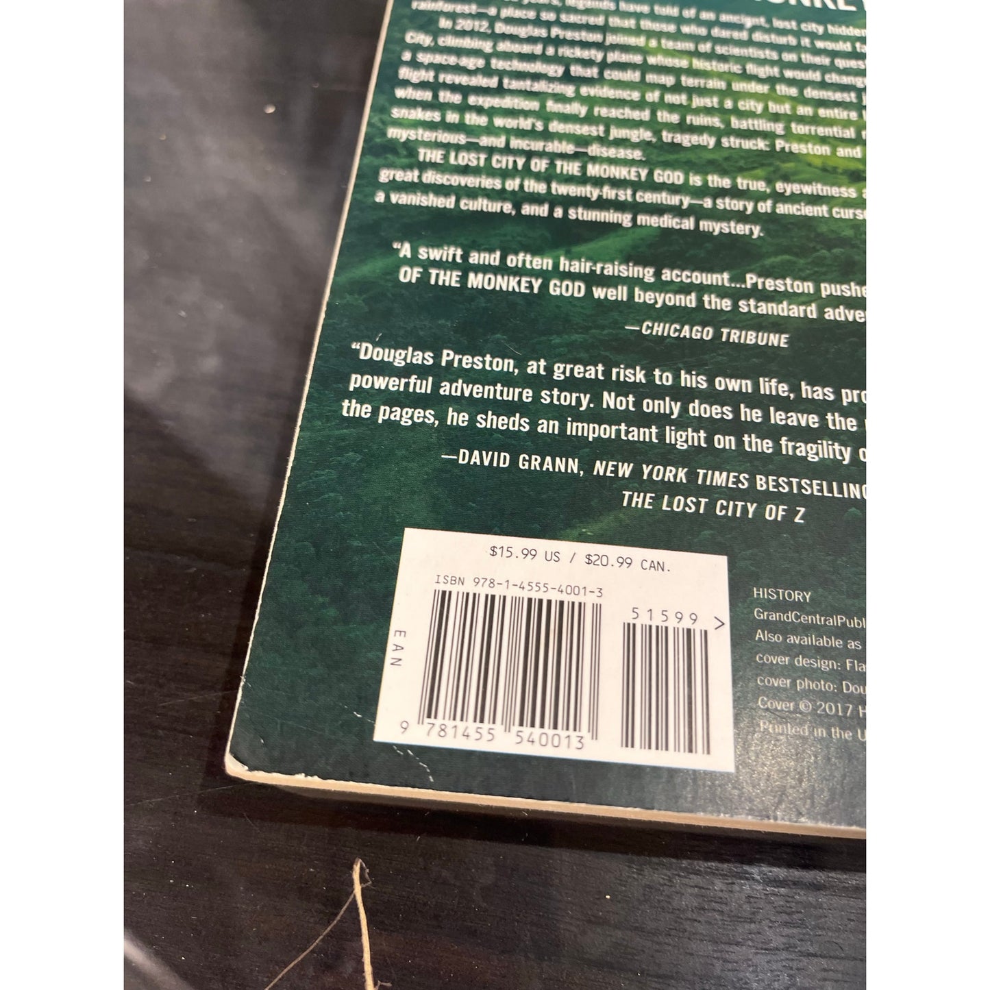 The Lost City Of The Monkey God Soft Cover Book