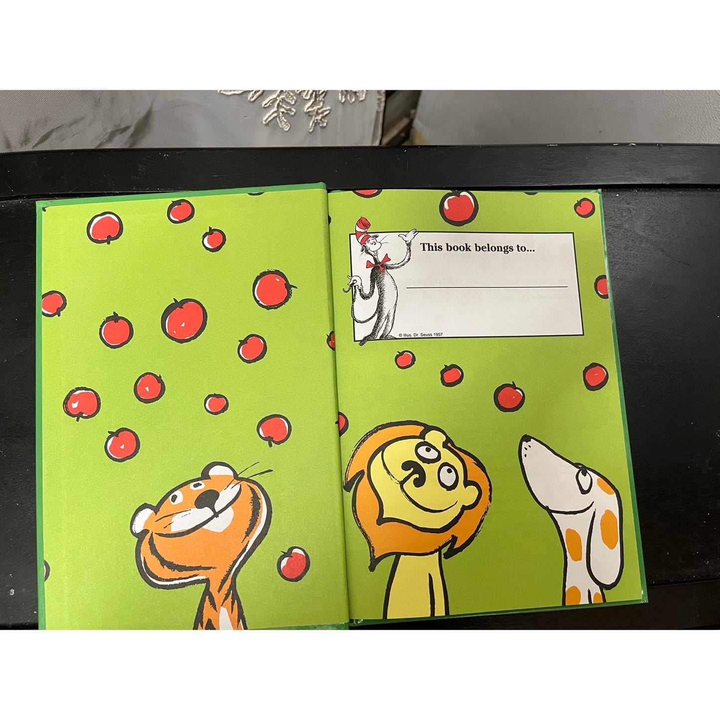 Dr. Seuss Theo LeSieg beginner book Ten apples on top! Hardcover #10 6.75"x9.25"