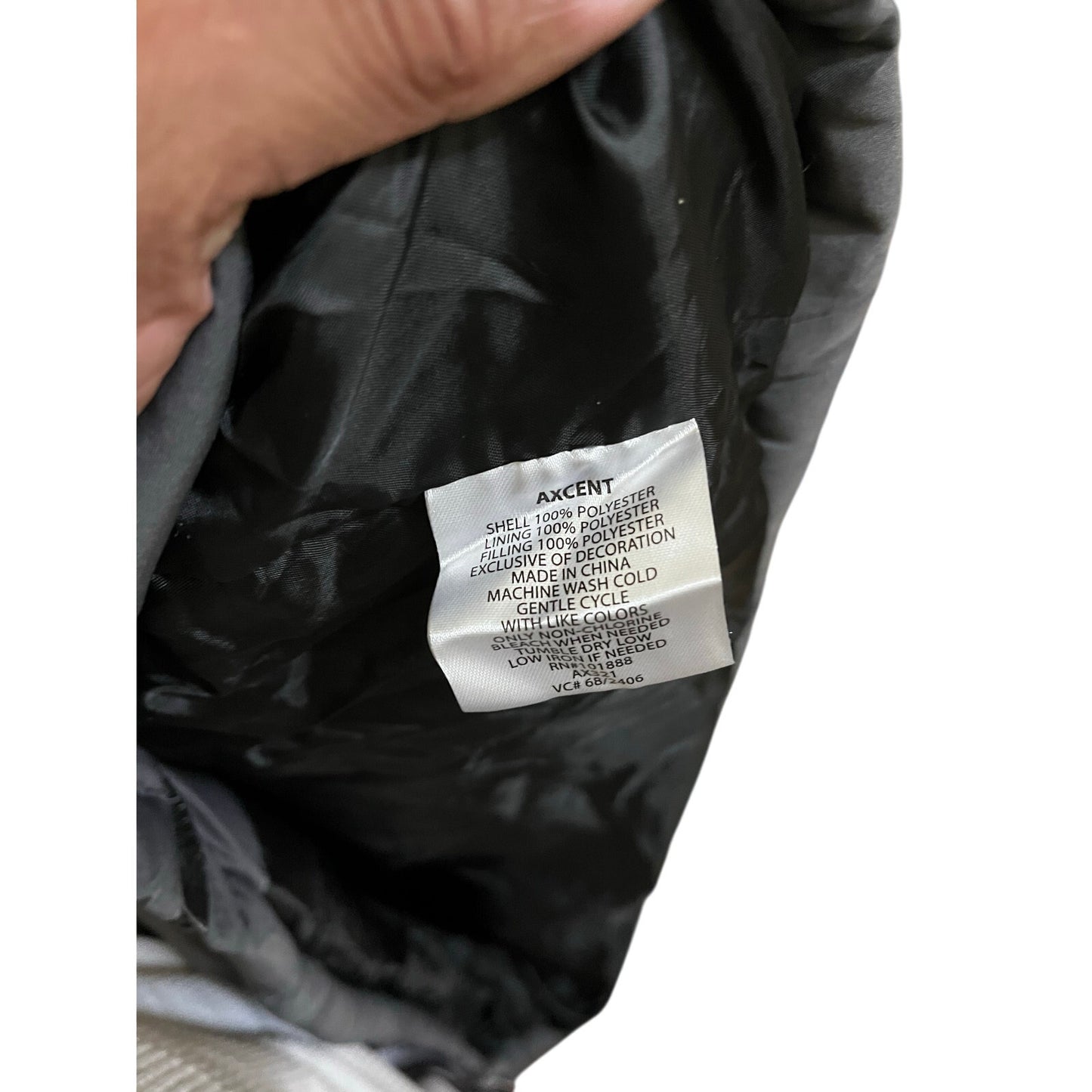 Axcent Outdoor Men’s Gray & Black Coat Size XL
