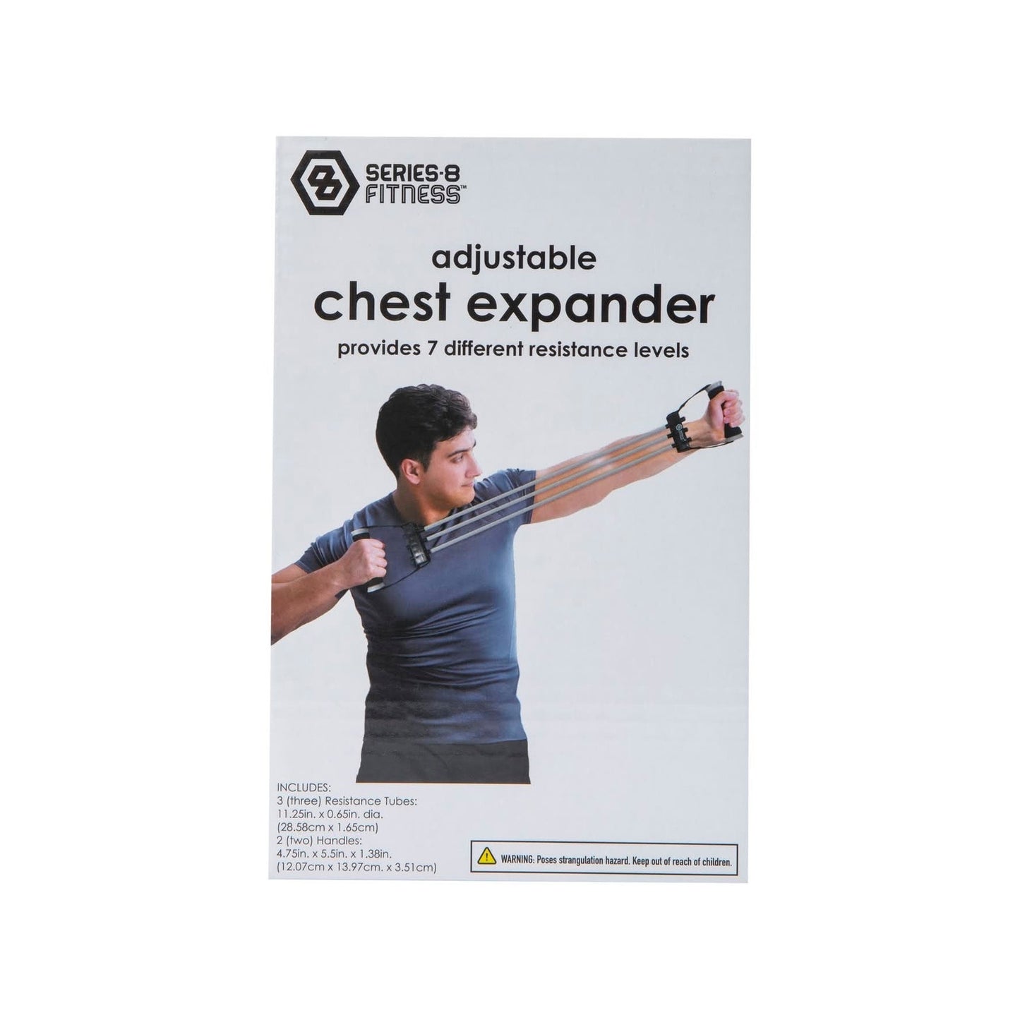 Series-8 Fitness™ Adjustable Chest Expander Black