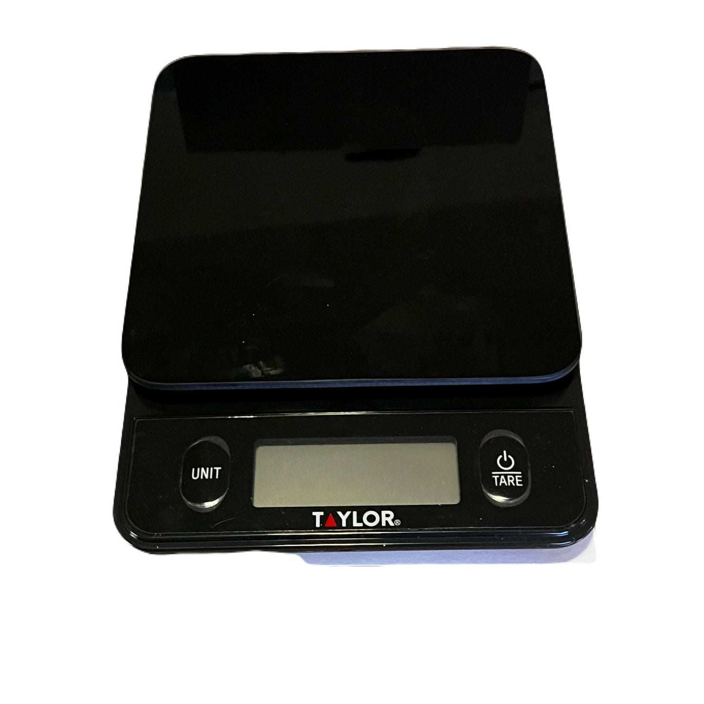 Taylor Digital Kitchen Glass Top 11lb Food Scale Black