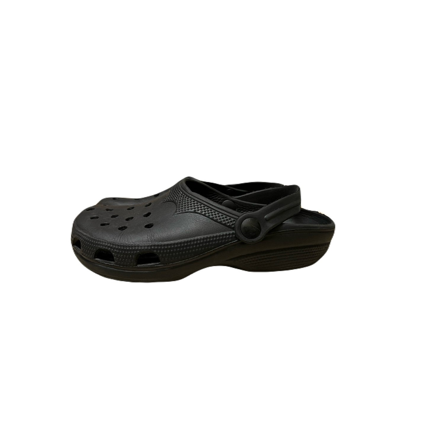 Black Kids Slippers unisex Size 5