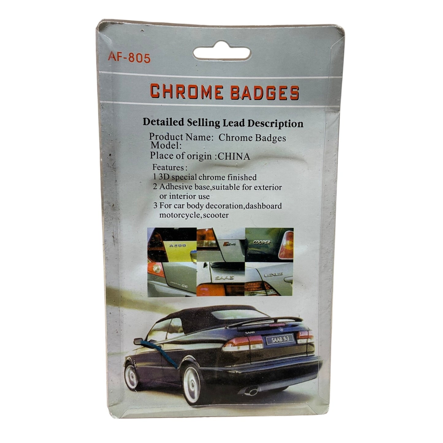 Chrome Badges For Car New