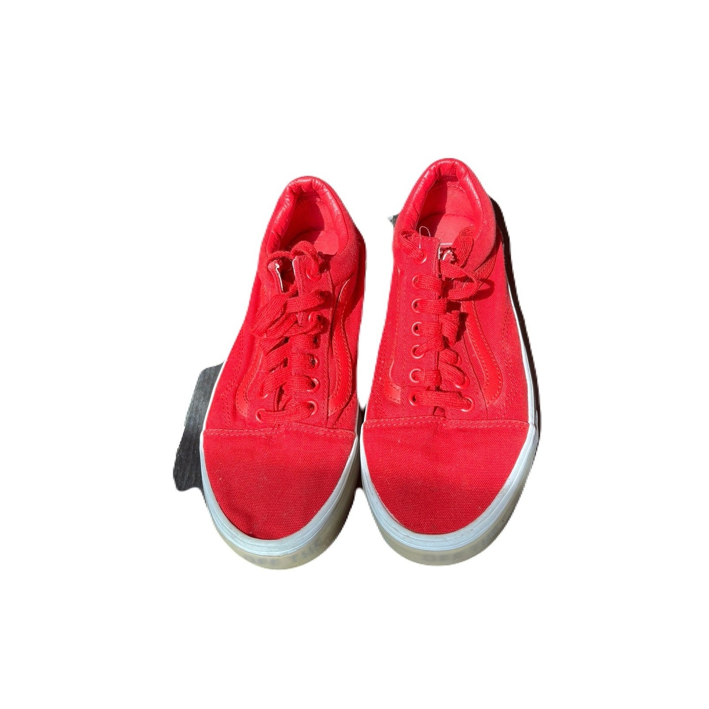 Size 7- VANS Old Skool OTW Foxing - Translucent Racing Red