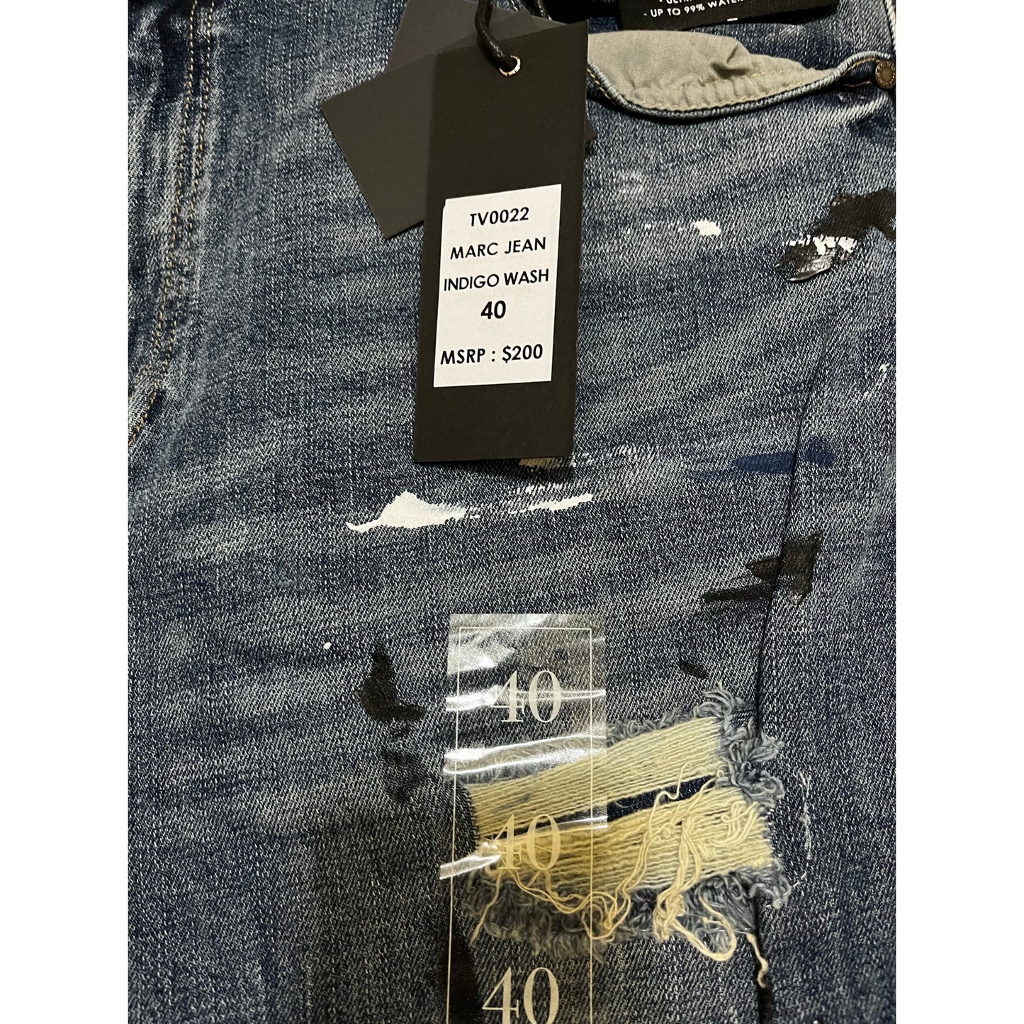 Si Tu Veux Marc Jean Indigo Wash Size 40