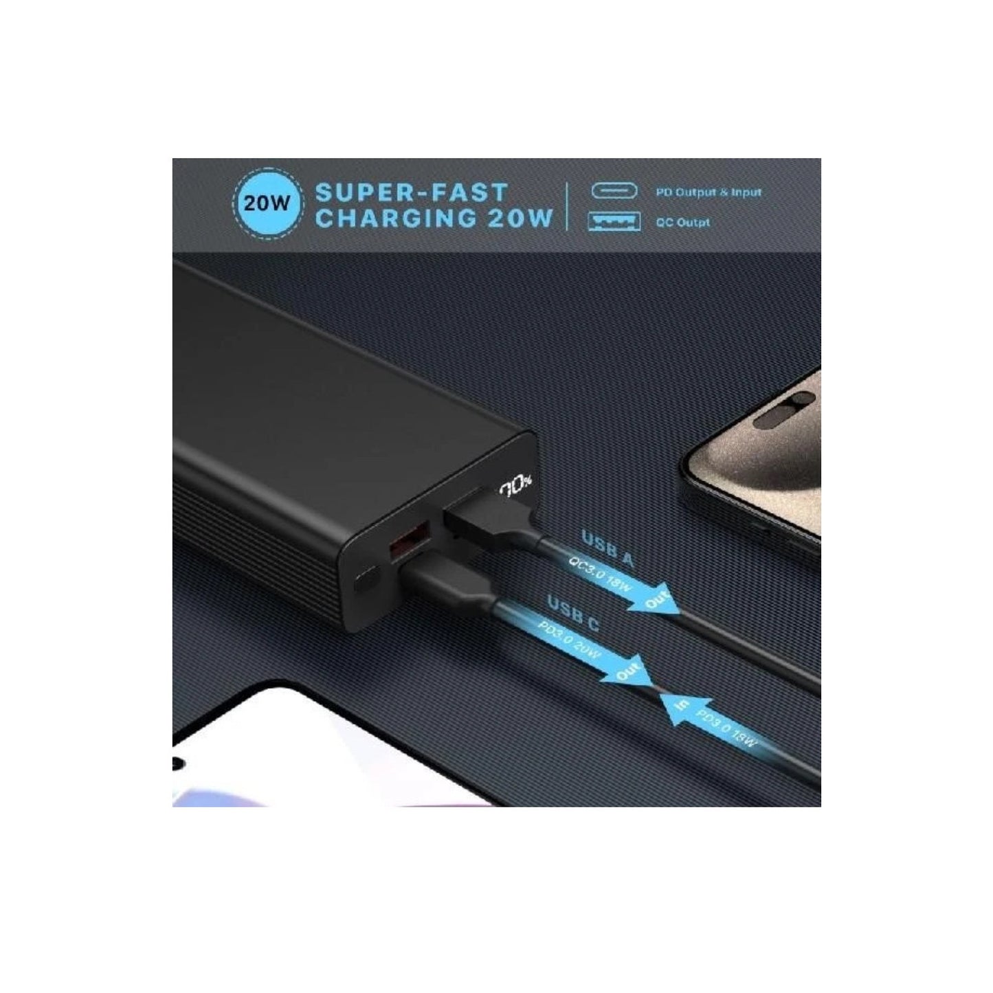 MyBat Pro 20000mAh Power Bank (20W)