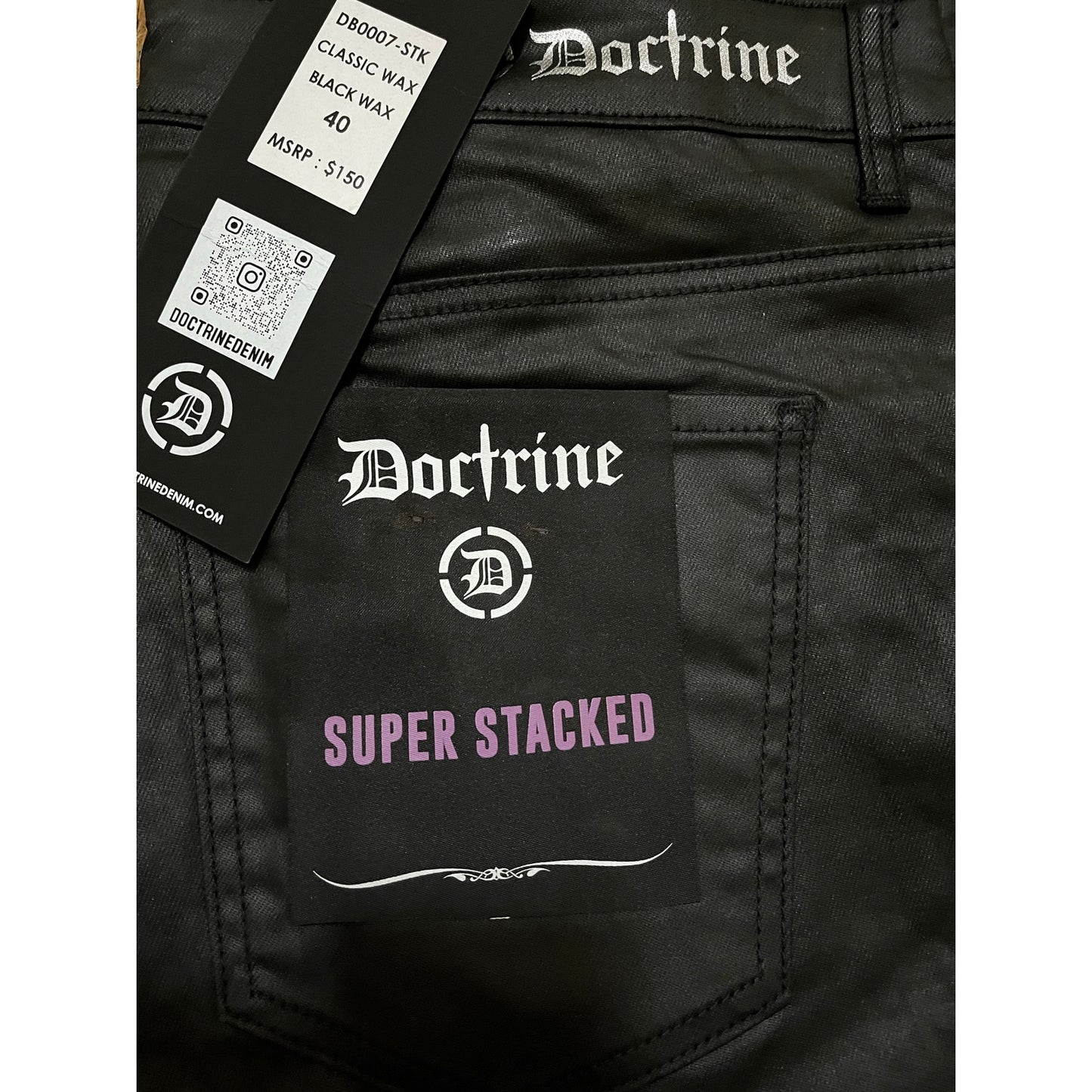 Doctrine Classic Wax Black Wax Superstack Size 40