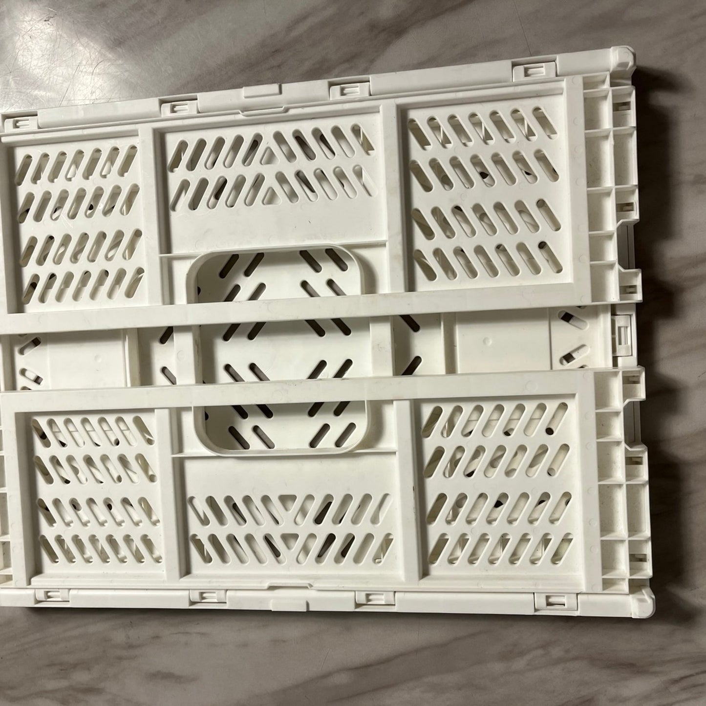 Plastic Foldable Storage Crate Folding Box Basket Stackable Storage Box
