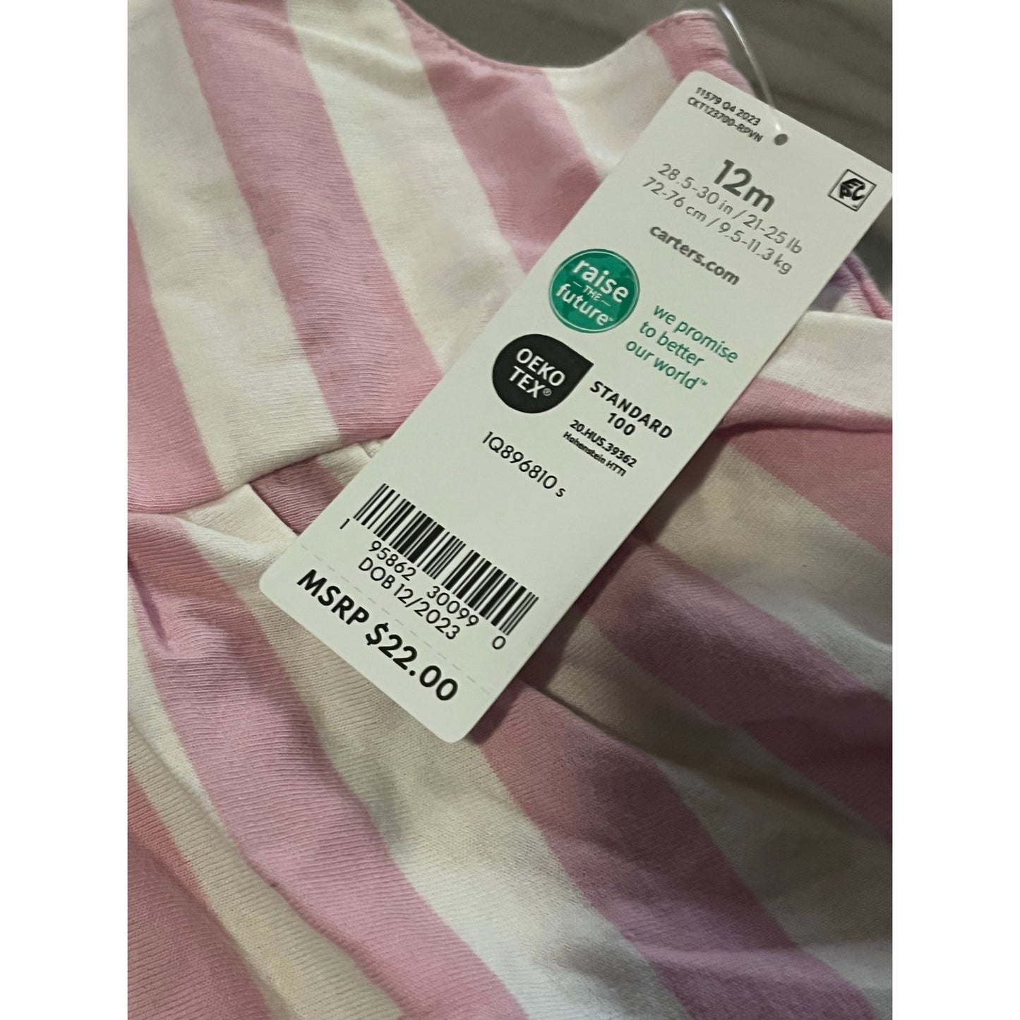 Carter’s Pink Baby’s Dress Size 12 Months