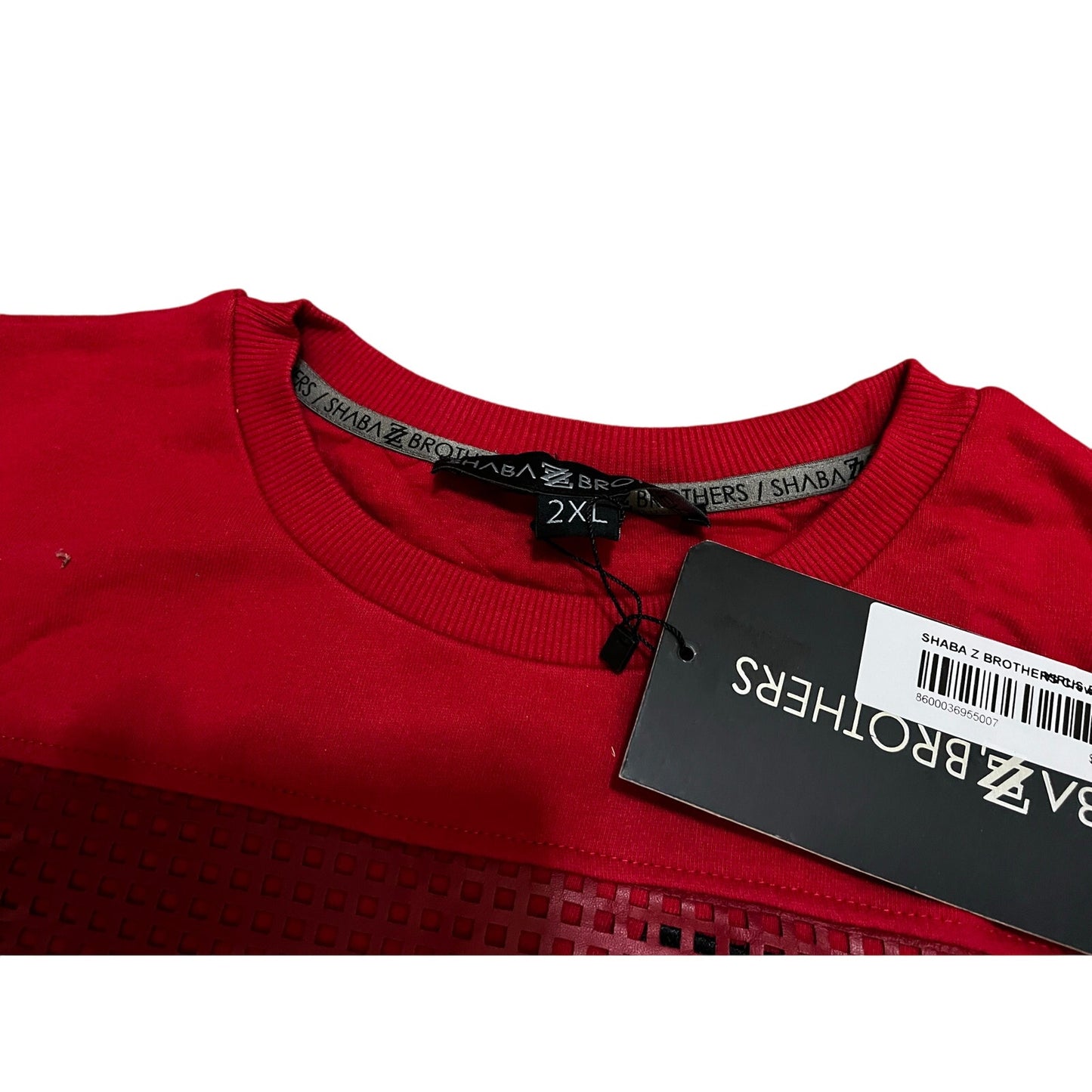 Shabazz Brothers Men’s Red CrewNeck Sweater Brand New Size 2XL
