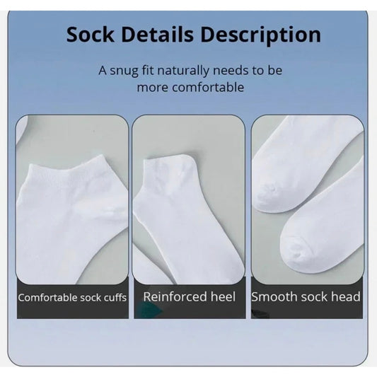 10 Pack Of White Socks