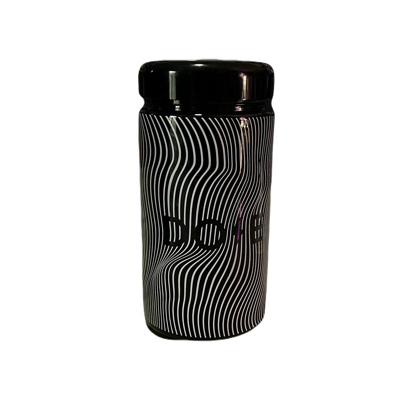 Everyday Dose Vessel Majestic Container Glass Jar Plastic Lid New But the box is a little messed up