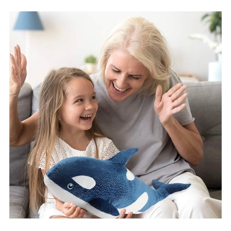 Koltose by Mash Orca Killer Whale Stuffed Animal,18 inch Large Blue Killer Whale