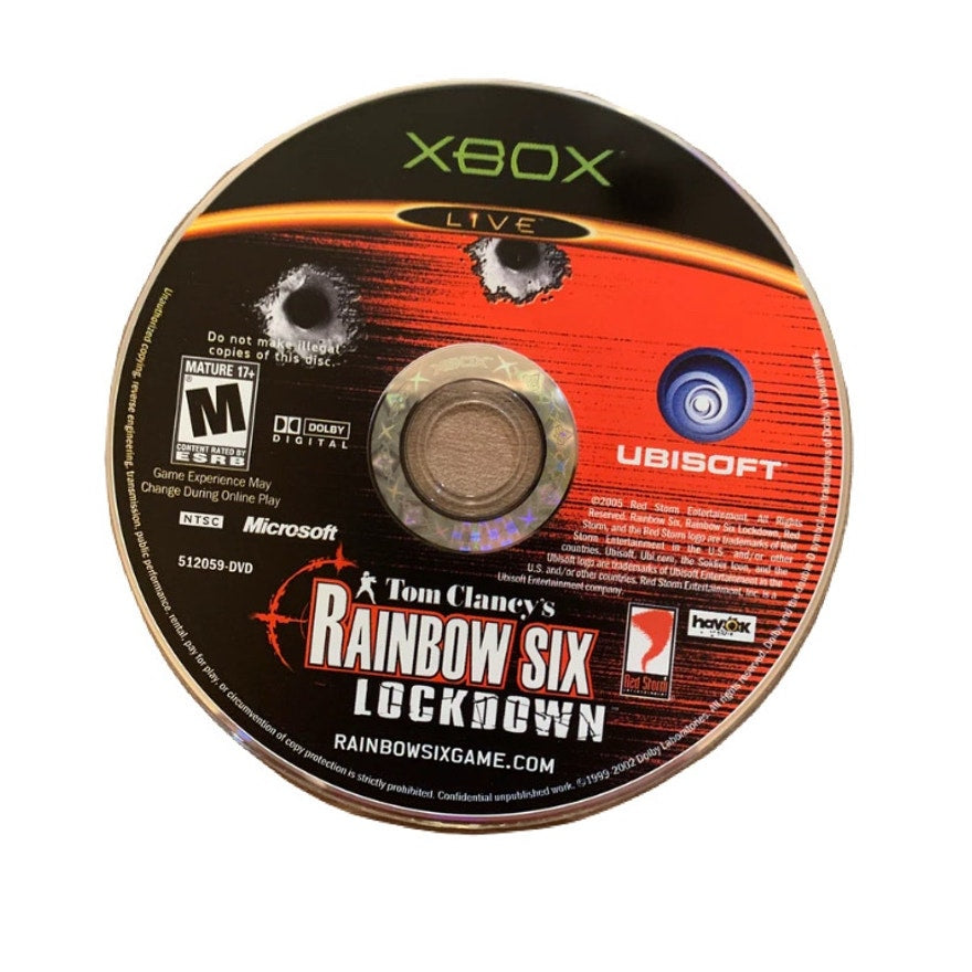 MiCROSOFT XBOX ORiGiNAL | TOM CLANCYS RAiNBOW SiX LOCKDOWN