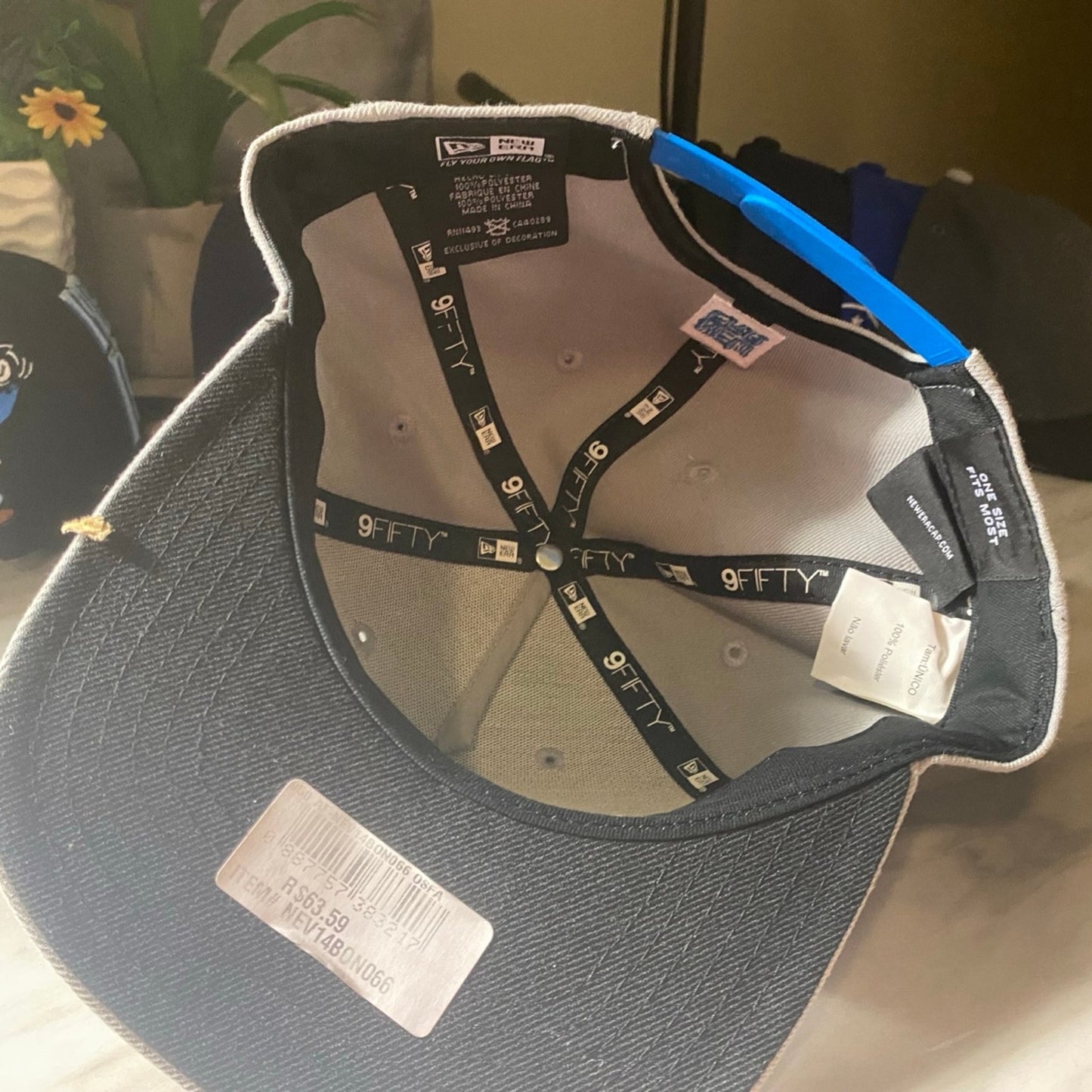 New Era Sp SnapBack Hat Grey & Blue