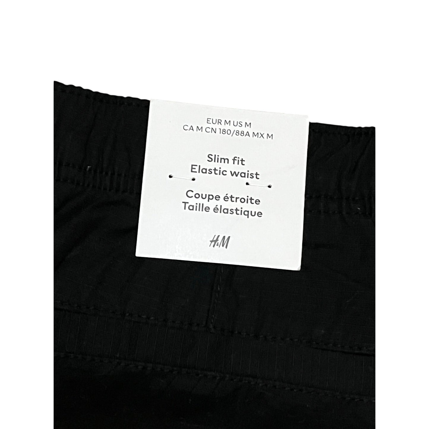 H & M Black Men’s cargo Pants Size M