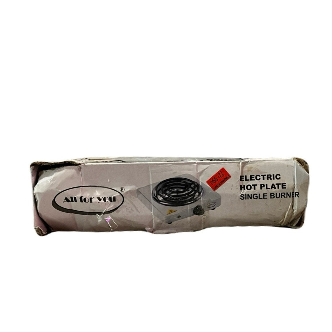 Electrical hot plate single burner
