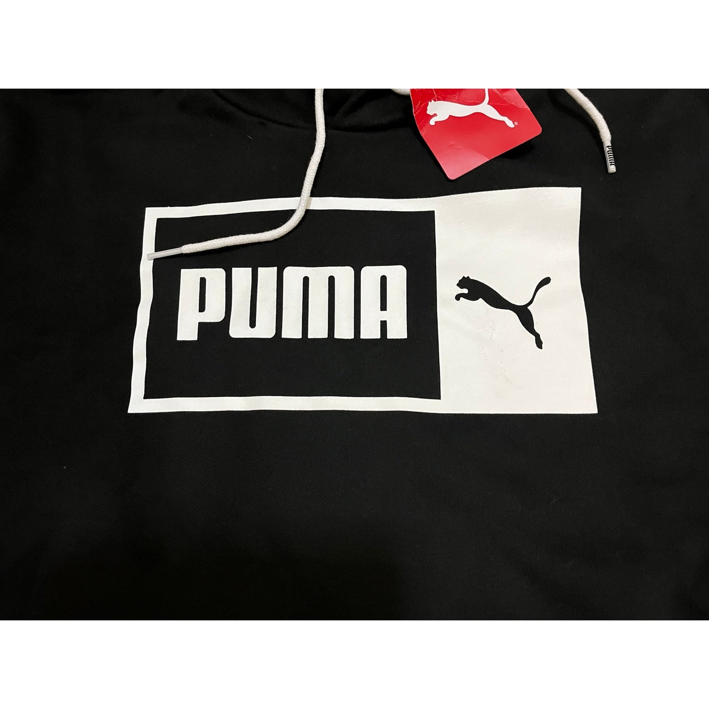 Black Puma Men’s Hoodie Size Large Brand New With Puma Logo