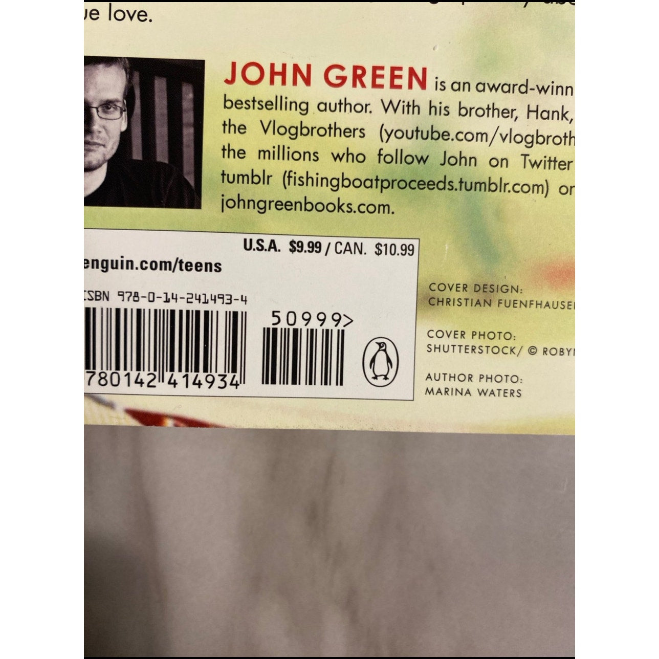 Paper Towns book By John Green