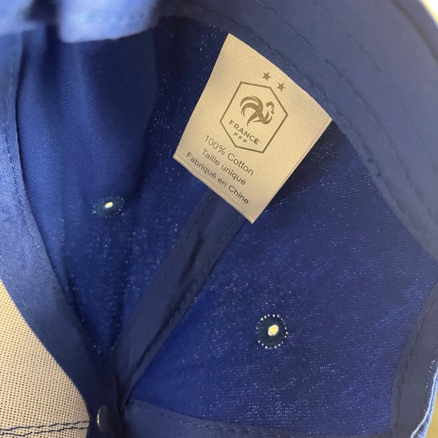 France Blue SnapBack Hat Like New