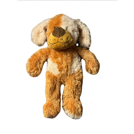 18” Tan And White Stuff Animal Dog