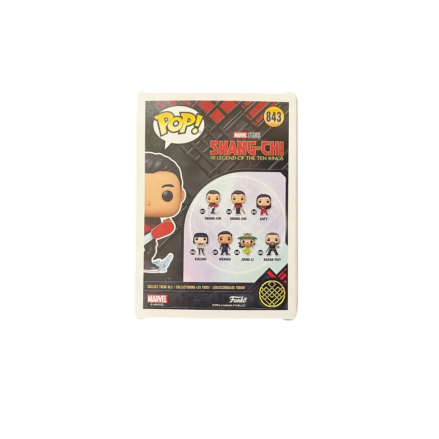 Shang Chi Funko Pop 843 Marvel