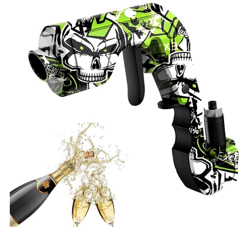 Champagne Beer Gun Adjustable Opener Alcohol Wine Bottle Stopper Shooter Props