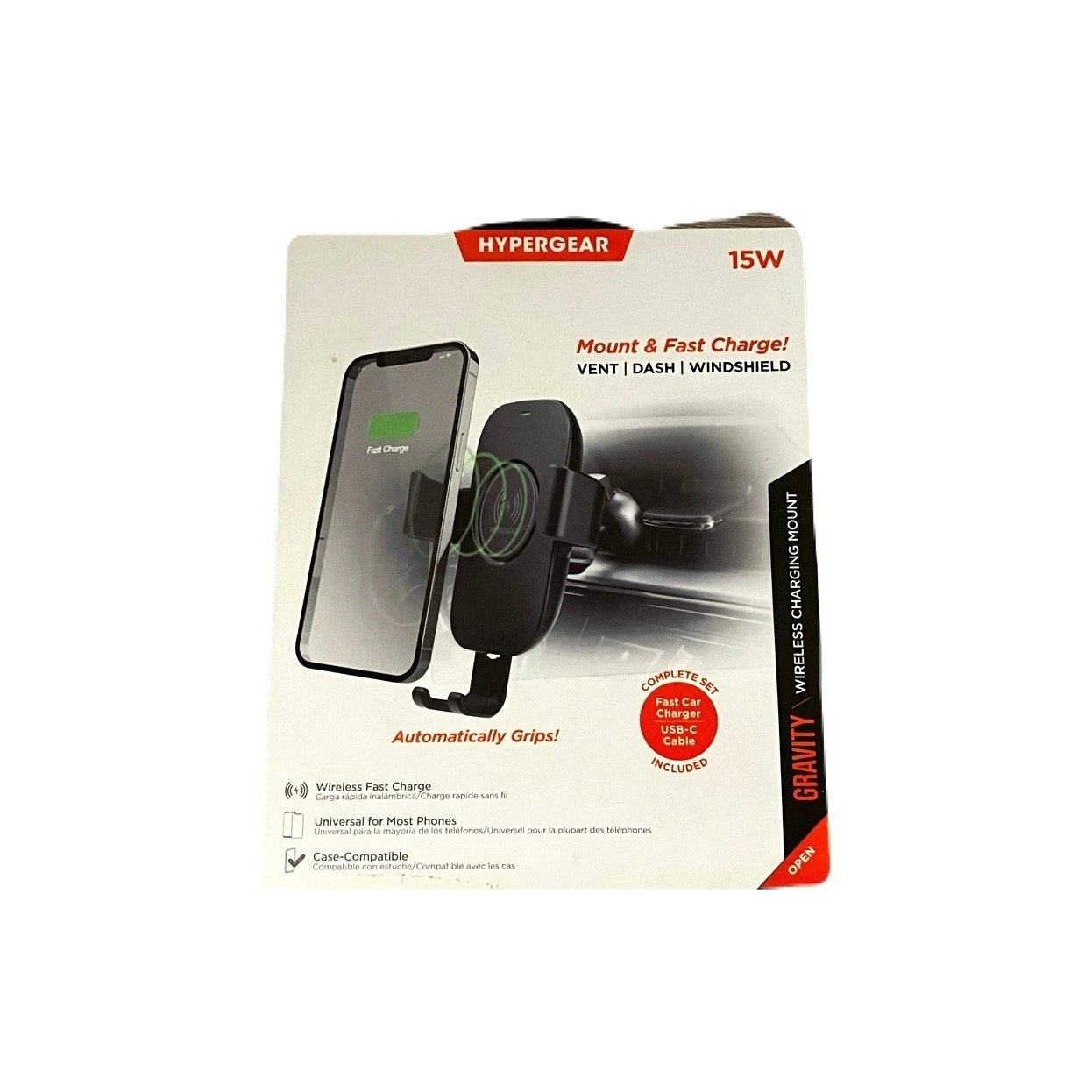 Hypergear Wireless Charger Mount Mount & Fast Charger