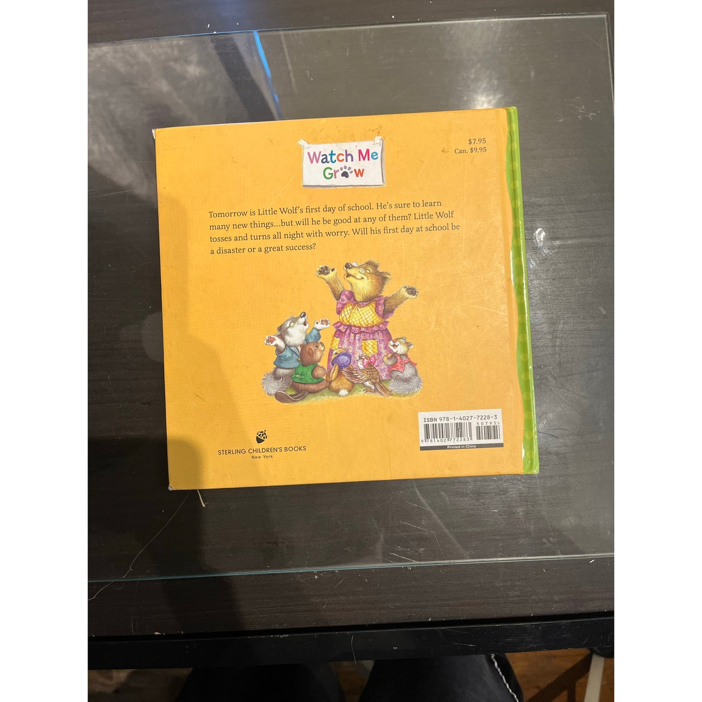 Little Wolf Goes To School Hardcover Book
