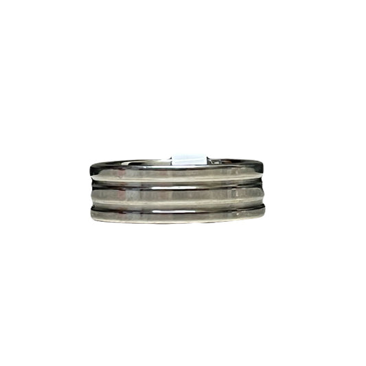 Solid Sliver Stainless Steel Men’s Ring Size 21 Brand New