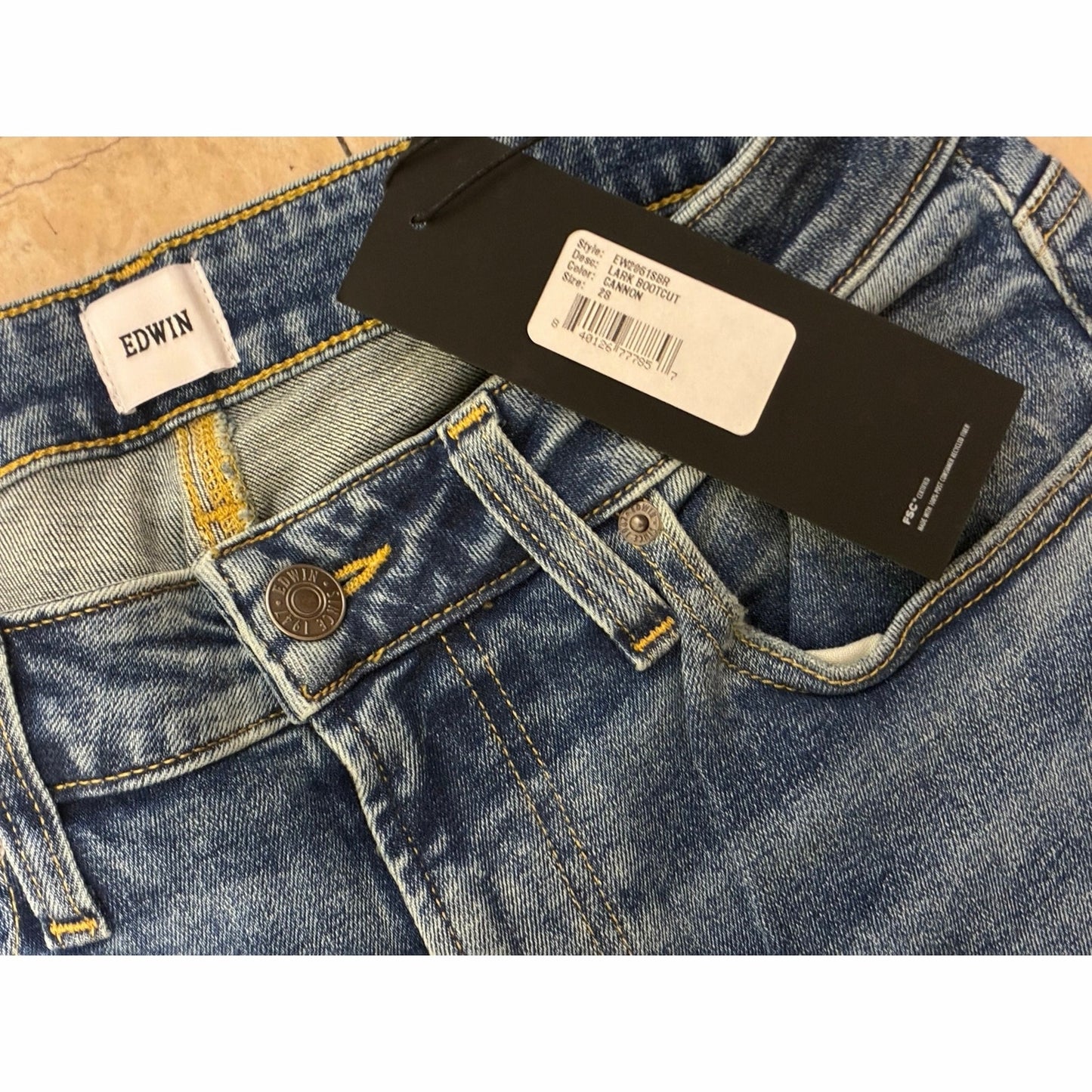 Edwin Men’s Jeans Lark Bootcut Cannon Color Size 28