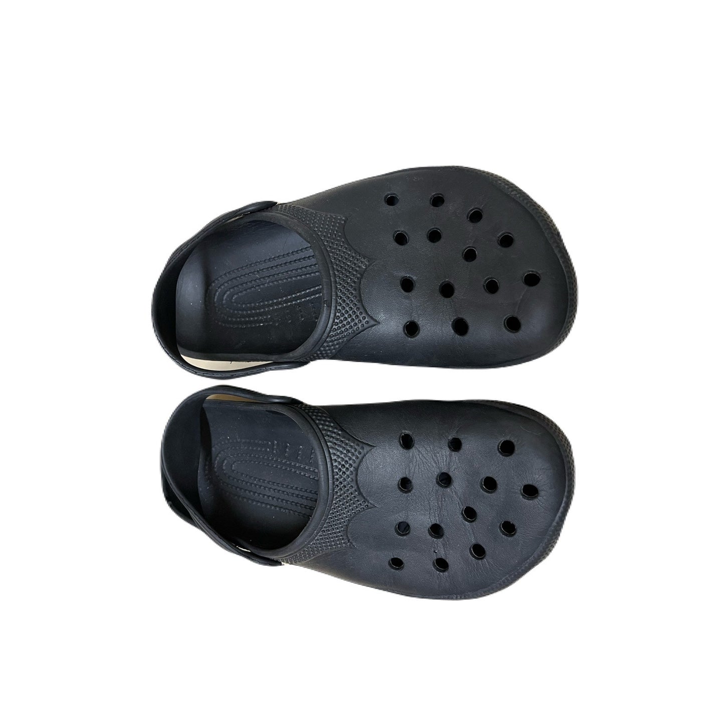 Black Kids Slippers unisex Size 5