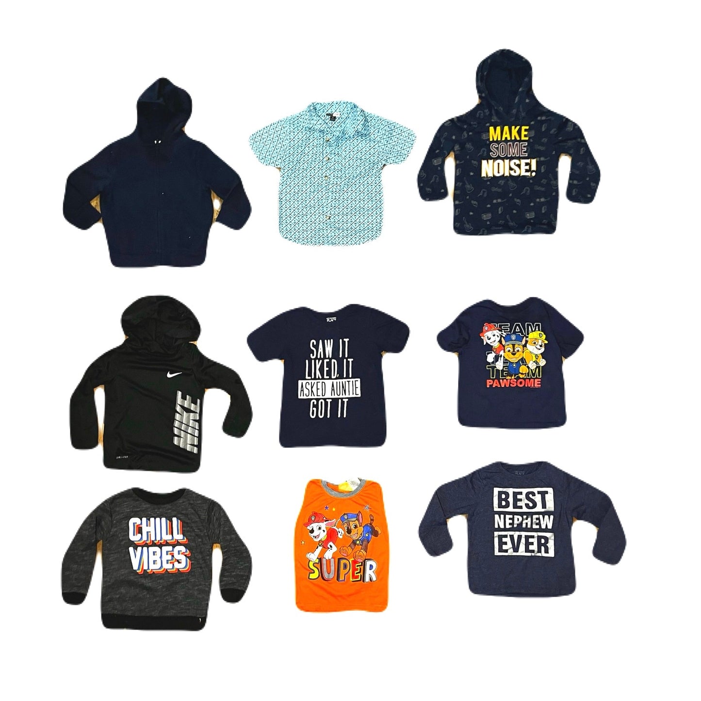 A Bundle Of 9 Name Brand Kids Tops Size 3T