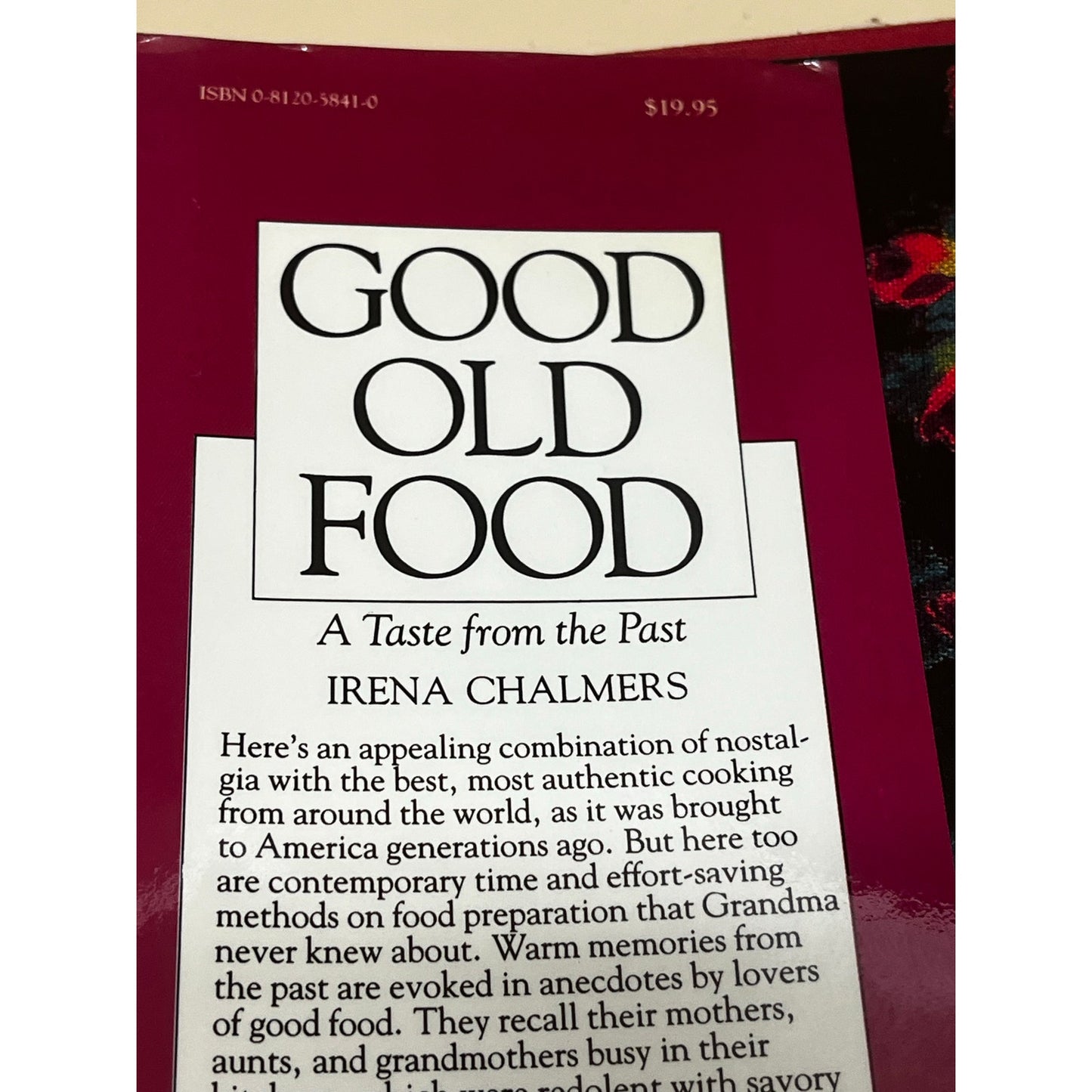 Good Old Food: A Taste of the Past