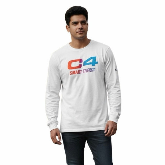 The Nike Tree C4 Smart Energy White Men’s T-Shirt Size Large