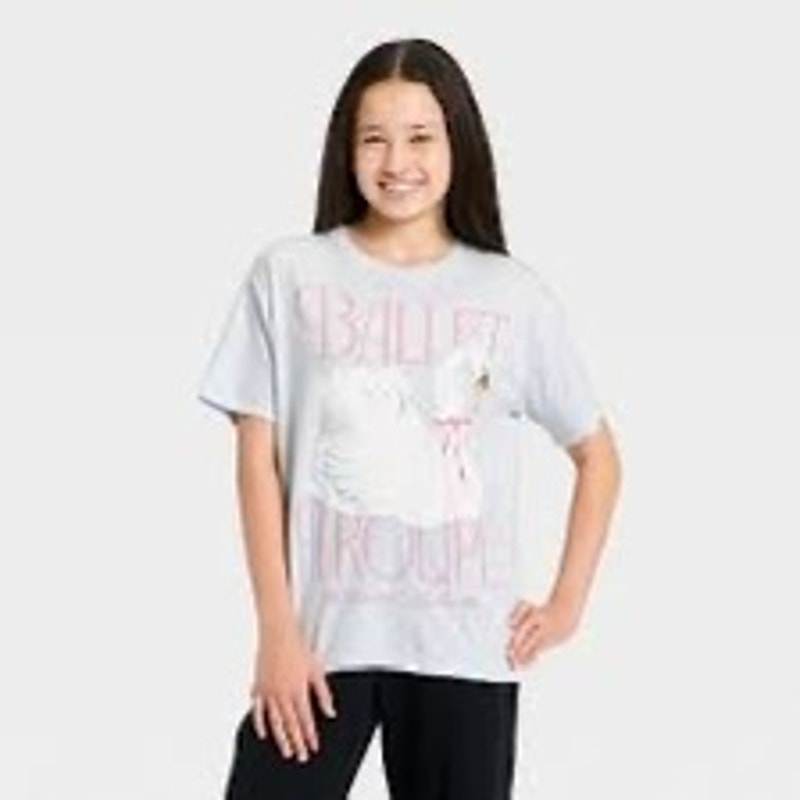 Lol Vintage Ballet Troupe Women’s T-shirt Size XL Light Blue