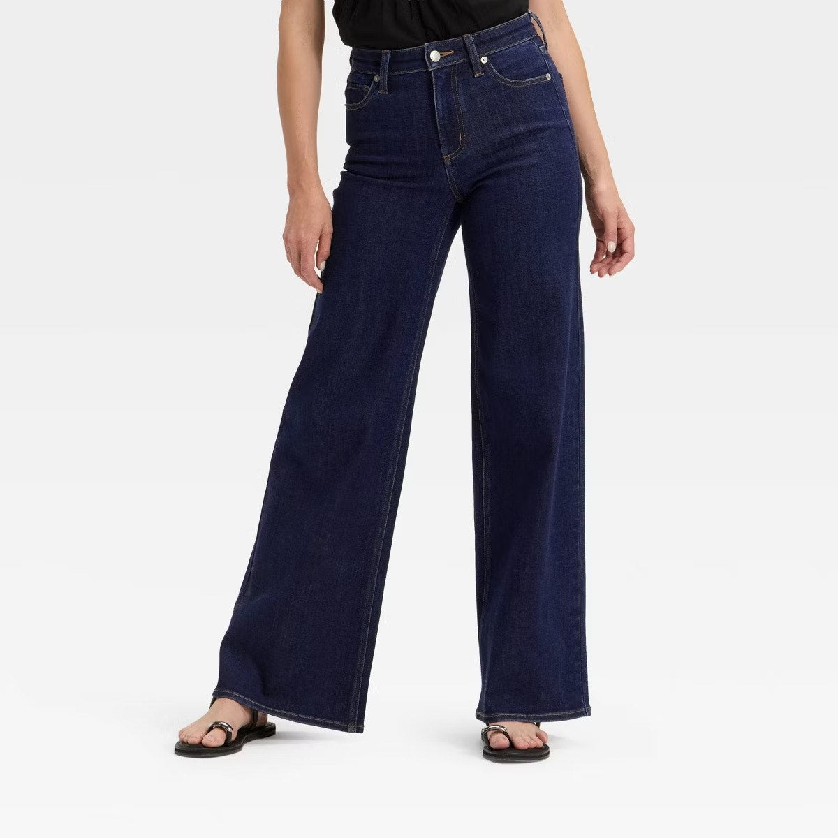 Wild Fable Women’s Low-Rise Baggy Jean 16/31 Inseam Dark Blue