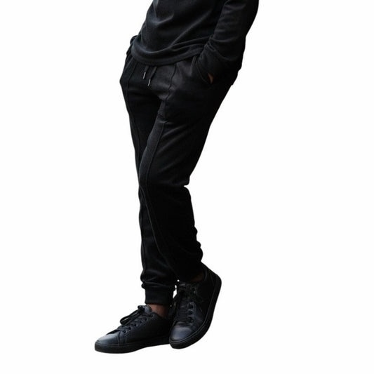 All In Motion Boys Ribbed Jogger High Rise Slim Fit Black Size L 10/12