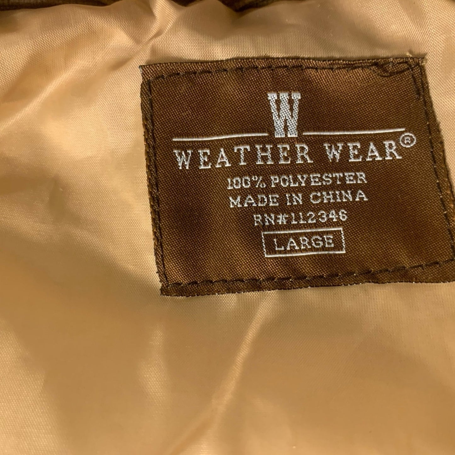 Weather Wear Mens Vest Size Large