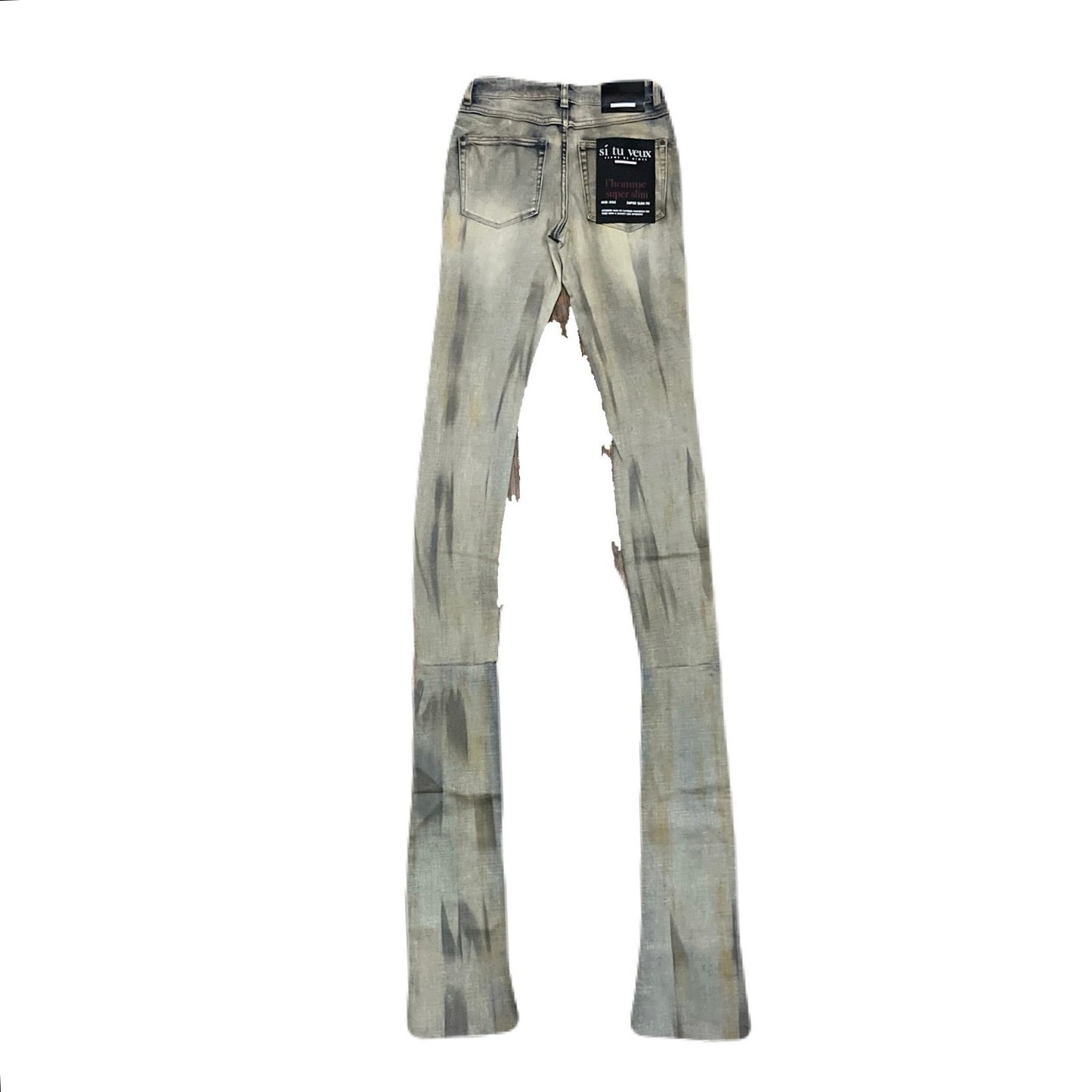 Si Tu Veux Brandon Jean’s Matte Gold Size 28 New