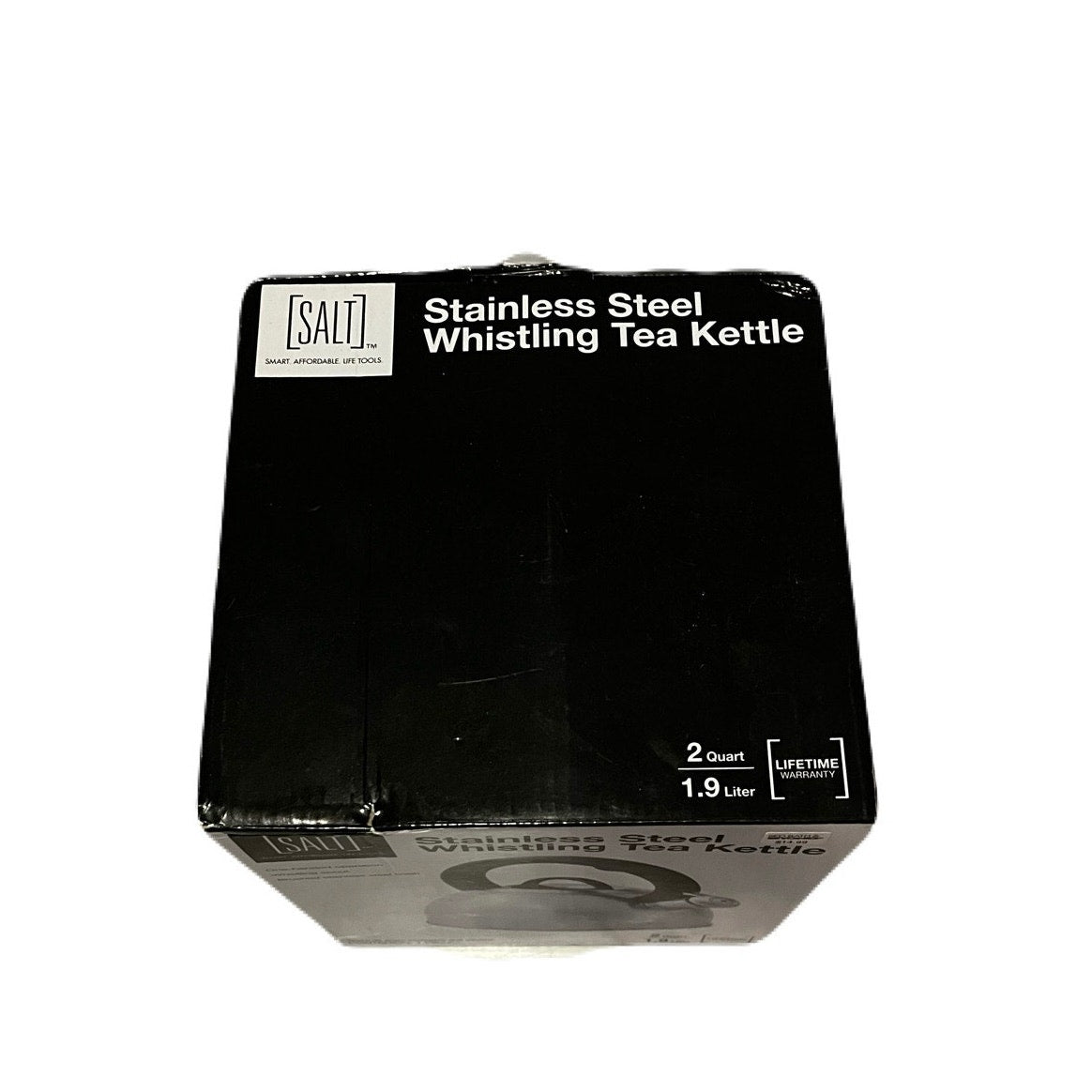 Salt Stainless Steel Whistling Tea Kettle 2 Quart