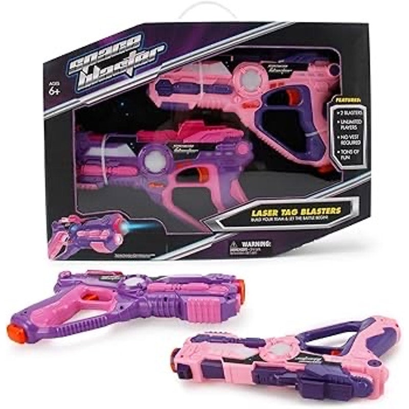 Liberty Imports Pink Infrared Laser Tag 2 Players Game Set for Kids