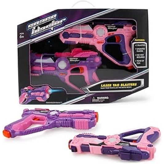 Liberty Imports Pink Infrared Laser Tag 2 Players Game Set for Kids