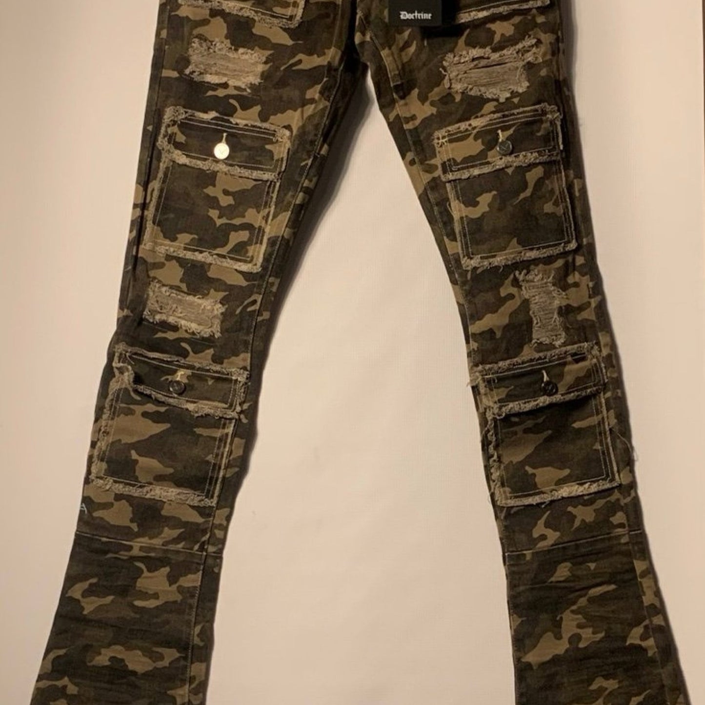 DOCTRINE SAVANT STACKED DENIM (CAMO) SIZE 30