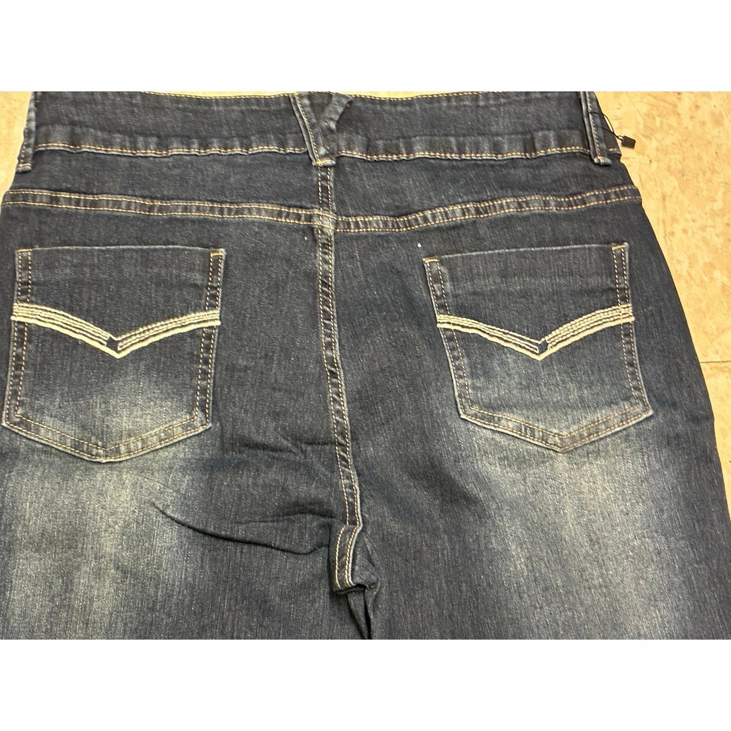 Emmiol Stretchy Denim Pants Blue Medium New Women’s